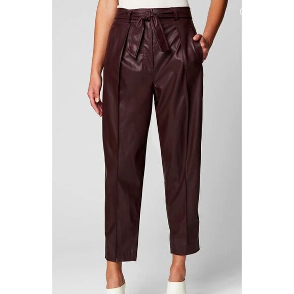 Blank NYC Faux Leather Grape Shake Pants Size 25 - Picture 1 of 7